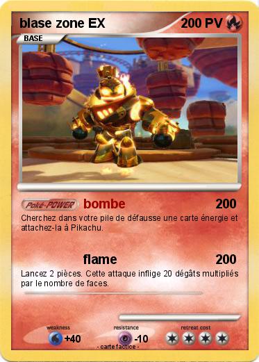 Pokemon blase zone EX