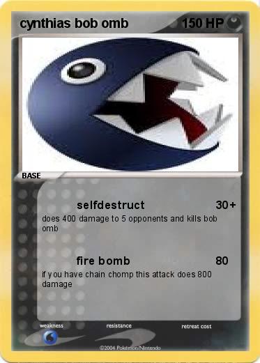 Pokemon cynthias bob omb