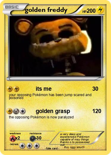 Pokemon golden freddy