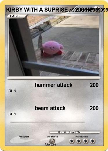 Pokemon KIRBY WITH A SUPRISE