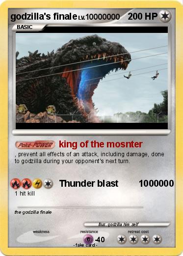 Pokemon godzilla's finale