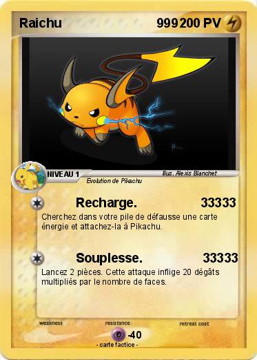 Pokemon Raichu                           999