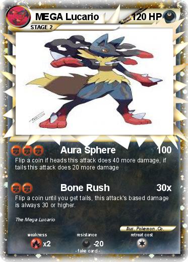 Pokemon MEGA Lucario