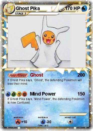 Pokemon Ghost Pika