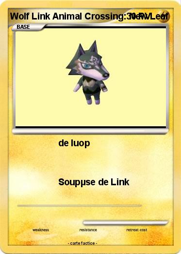 Pokemon Wolf Link Animal Crossing: New Leaf