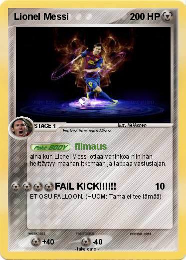 Pokemon Lionel Messi