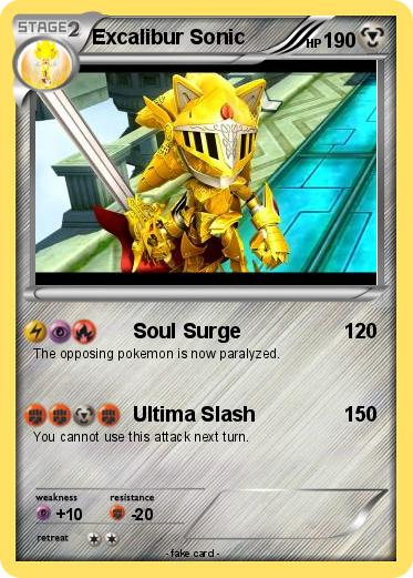 Pokemon Excalibur Sonic