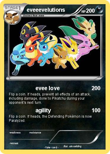 Pokemon eveeevelutions