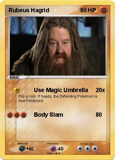 Pokemon Rubeus Hagrid
