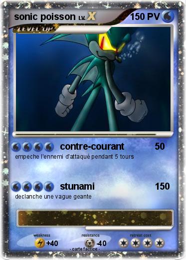 Pokemon sonic poisson
