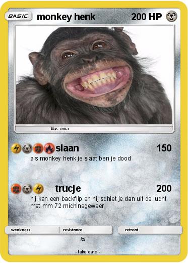 Pokemon monkey henk