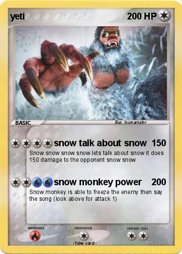 Pokemon yeti
