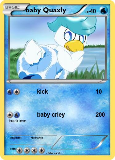 Pokemon baby Quaxly