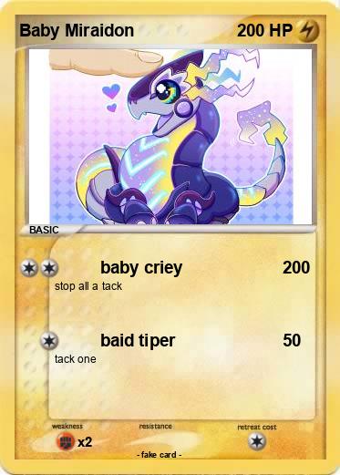 Pokemon Baby Miraidon