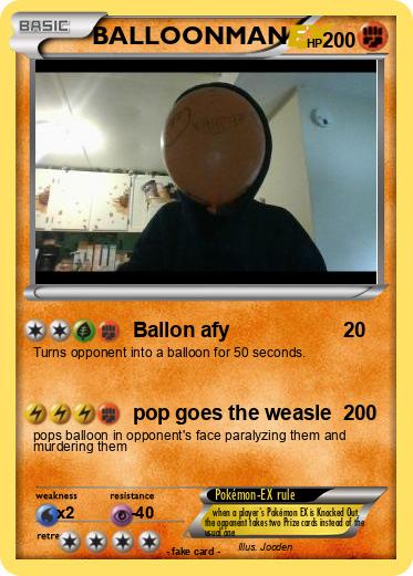 Pokemon BALLOONMAN