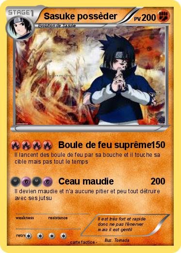 Pokemon Sasuke possèder