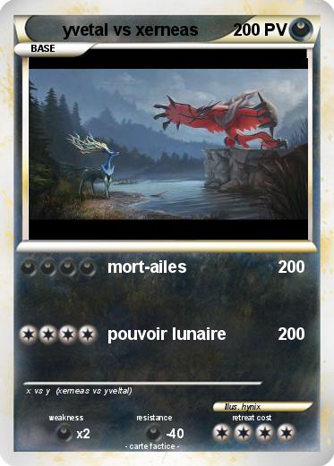 Pokemon yvetal vs xerneas