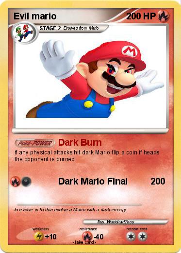 Pokemon Evil mario