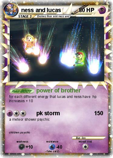 Pokemon ness and lucas