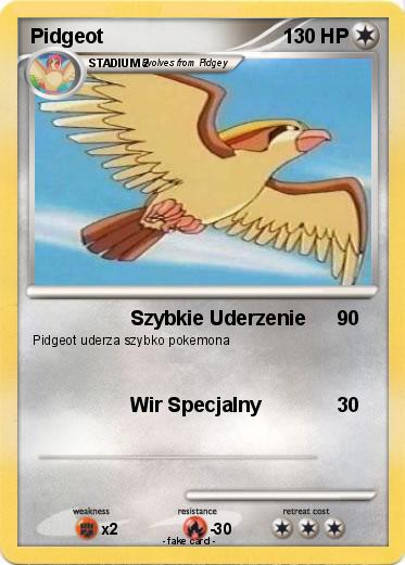 Pokemon Pidgeot