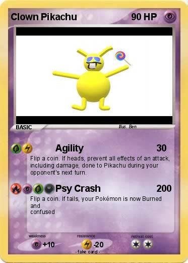Pokemon Clown Pikachu