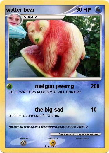 Pokemon watter bear