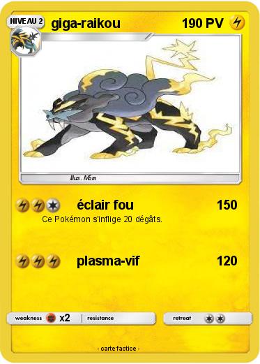 Pokemon giga-raikou