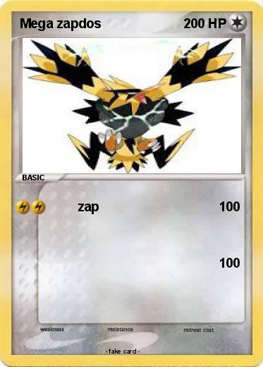 Pokemon Mega zapdos