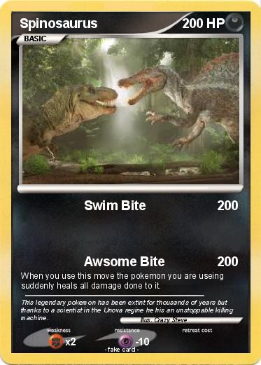 Pokemon Spinosaurus