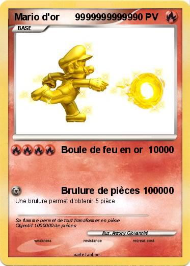 Pokemon Mario d'or      99999999999