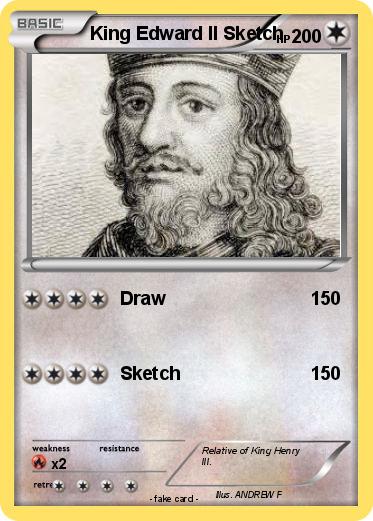 Pokemon King Edward II Sketch