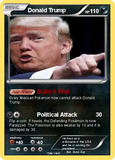 Pokemon Donald Trump