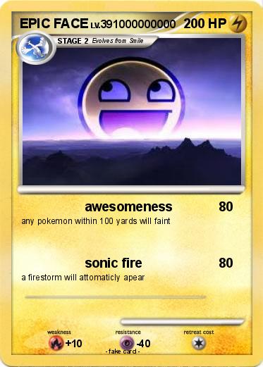 Pokemon EPIC FACE