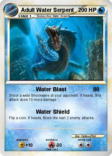 Pokemon Adult Water Serpent