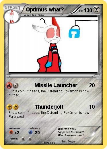 Pokemon Optimus what?