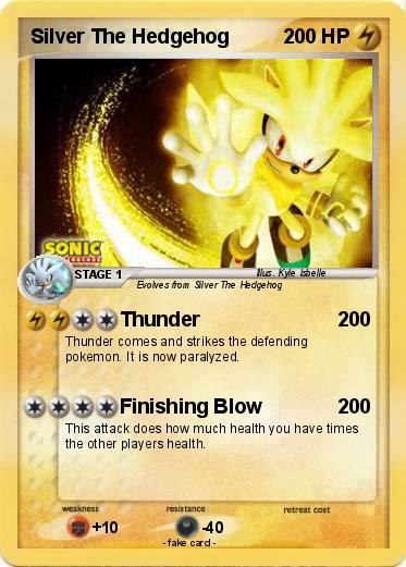 Pokemon Silver The Hedgehog