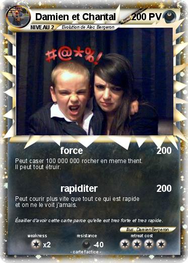 Pokemon Damien et Chantal