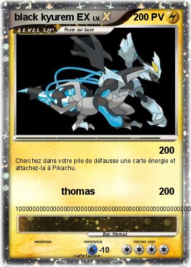 Pokemon black kyurem EX