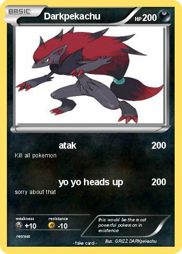 Pokemon Darkpekachu