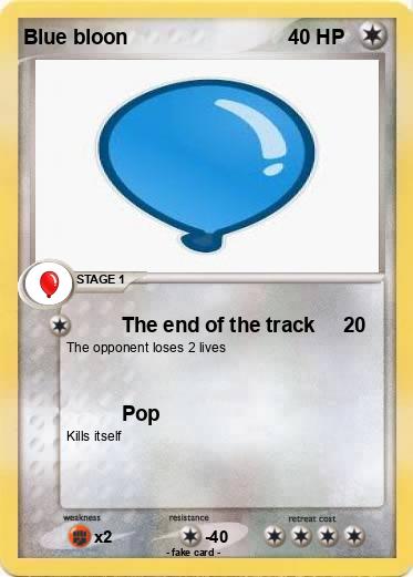 Pokemon Blue bloon