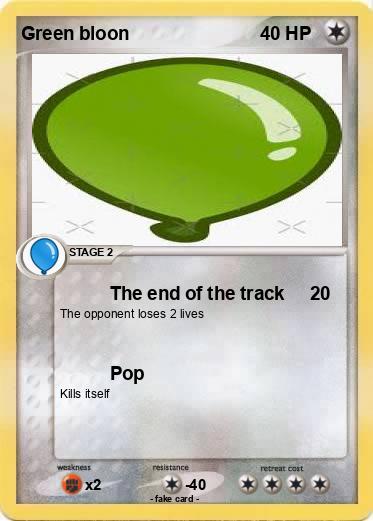 Pokemon Green bloon