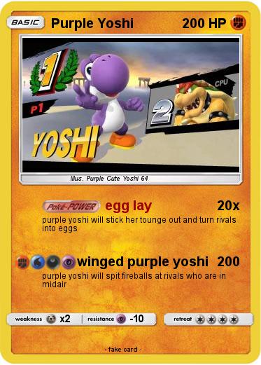 Pokemon Purple Yoshi