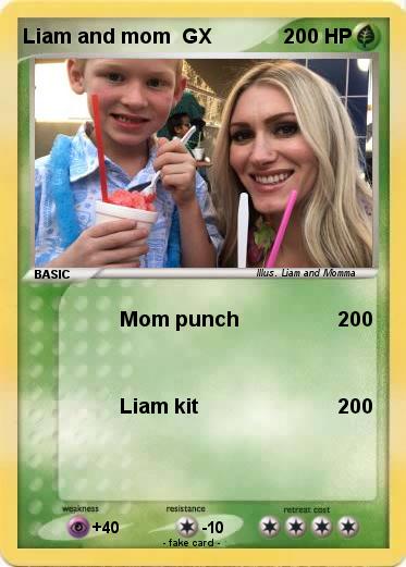 Pokemon Liam and mom  GX