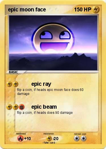 Pokemon epic moon face