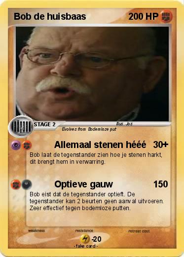 Pokemon Bob de huisbaas