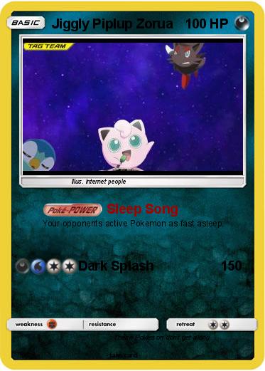 Pokemon Jiggly Piplup Zorua