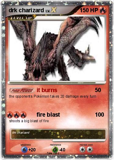 Pokemon drk charizard