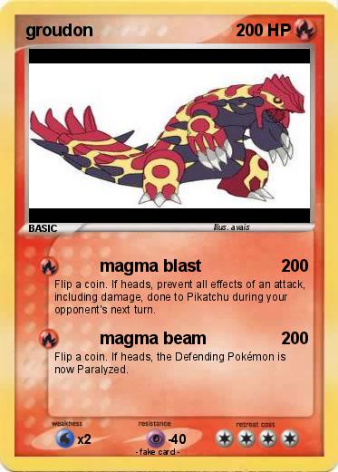 Pokemon groudon