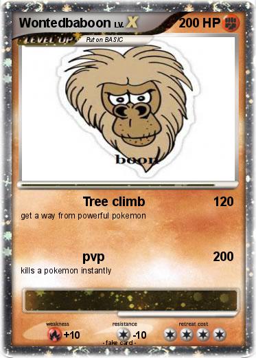 Pokemon Wontedbaboon