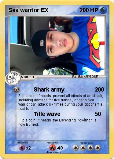 Pokemon Sea warrior EX